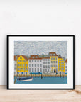 COPENHAGEN DENMARK POSTER