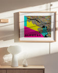 ALAMEDA CALIFORNIA MAP POSTER