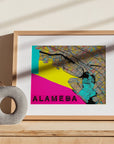 ALAMEDA CALIFORNIA MAP POSTER