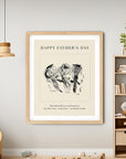 PERSONALIZED CHILD ART PRINT - Happy Father's Day