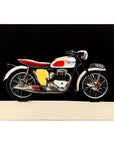 1955 TRIUMPH MOTOCYCLE T110 FRAME POSTER