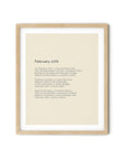 366 Daily Mindfulness Nature Poem Minimalist Print - February 27th