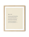 366 Daily Mindfulness Nature Poem Minimalist Print - March 3rd