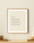 366 Daily Mindfulness Nature Poem Minimalist Print - March 5th