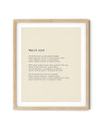 366 Daily Mindfulness Nature Poem Minimalist Print - March 23rd