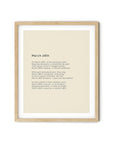 366 Daily Mindfulness Nature Poem Minimalist Print - March 28th