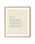 366 Daily Mindfulness Nature Poem Minimalist Print - March 29th