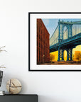NEW YORK MANHATTAN BRIDGE POSTER