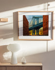 NEW YORK MANHATTAN BRIDGE POSTER