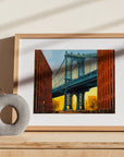 NEW YORK MANHATTAN BRIDGE POSTER