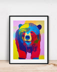 BEAR POP ART POSTER