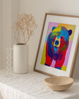 BEAR POP ART POSTER