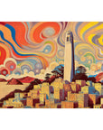 SAN FRANCISCO COIT TOWER POSTER