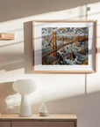 SAN FRANCISCO GOLDEN GATE SURREALISM POSTER