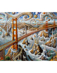 SAN FRANCISCO GOLDEN GATE SURREALISM POSTER