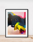 EMMA BLACK DOG POSTER