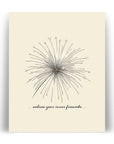 'Embrace Your Inner Fireworks' HAPPY NEW YEAR FIREWORKS Positive Affirmation Art Print - Short Affirmation