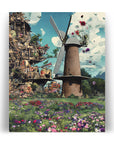 SAN FRANCISCO GOLDEN GATE PARK WINDMILL POSTER