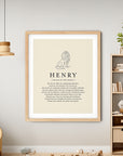 HENRY -  Name Art Print