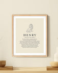 HENRY - Name Art Print