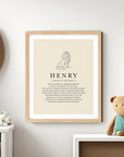 HENRY -  Name Art Print