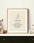 LEON - Name Art Print