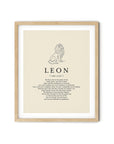 LEON - Name Art Print