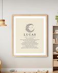 LUCAS - Name Art Print