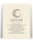 LUCAS - Name Art Print