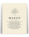 MASON - Name Art Print
