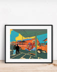 OAKLAND TACO SINALOA FOOD TRUCK POSTER