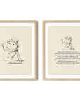 'Embrace The Sunshine' SNOWMAN Positive Affirmation Art Print - Set of 2 Prints