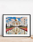 TAJ MAHAL INDIA POSTER