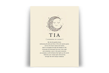 TIA -  Name Art Print