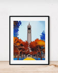 UC BERKELEY CAMPANILE POSTER