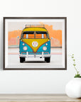 VOLKSWAGEN VW VAN POSTER