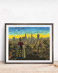 DALEK COIT TOWER SAN FRANCISCO POSTER