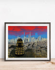 DALEK COIT TOWER SAN FRANCISCO POSTER