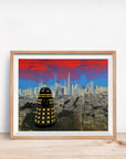 DALEK COIT TOWER SAN FRANCISCO POSTER