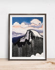 YOSEMITE HALF DOME POSTER