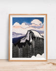 YOSEMITE HALF DOME POSTER