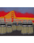 DALEK SAN FRANCISCO GOLDEN GATE BRIDGE POSTER