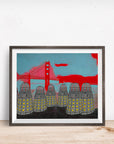 DALEK SAN FRANCISCO GOLDEN GATE BRIDGE POSTER