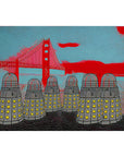DALEK SAN FRANCISCO GOLDEN GATE BRIDGE POSTER