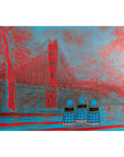 DALEK SAN FRANCISCO GOLDEN GATE BRIDGE POSTER