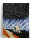 YOSEMITE HALF DOME NIGHT POSTER