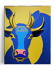 THE BLUE BULL Feng Shui POSTER