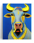THE BLUE BULL Feng Shui POSTER