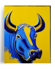 THE BLUE BULL Feng Shui POSTER