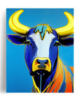 THE BLUE BULL Feng Shui POSTER